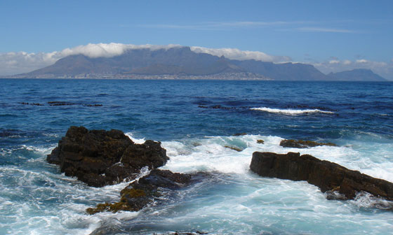 With Table Mountain in the distance, Nelson Mandela dreamed of freedom in his prison cell on Robben Island.