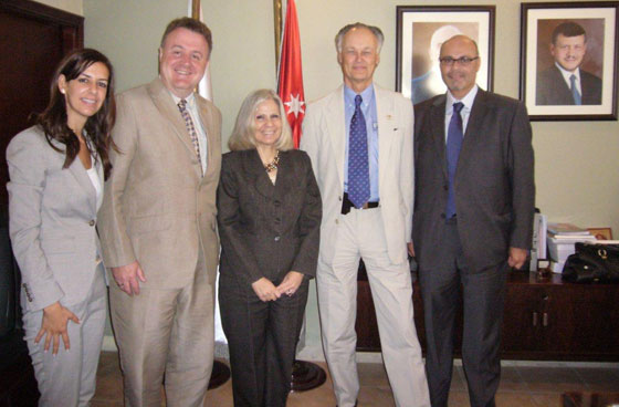New7Wonders delegation in Jordan